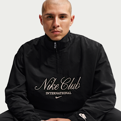 Nike Sportswear Club Men's 1/2 Zip Jacket. Nike LU